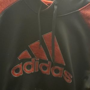 Mens hooded Adidas sweatshirt